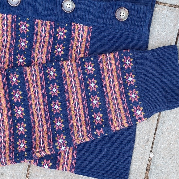 Faherty Highland Fair Isle Cardigan S - Picture 11 of 16